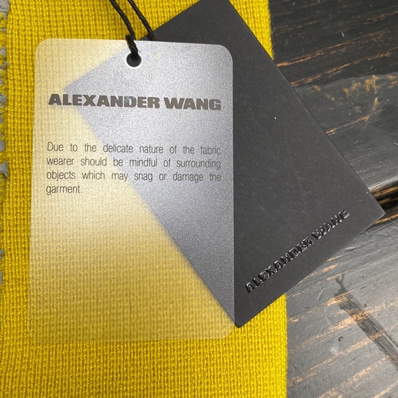 Alexander Wang Wool Blend Skirt in Acid & Heather Gray - Picture 3 of 9